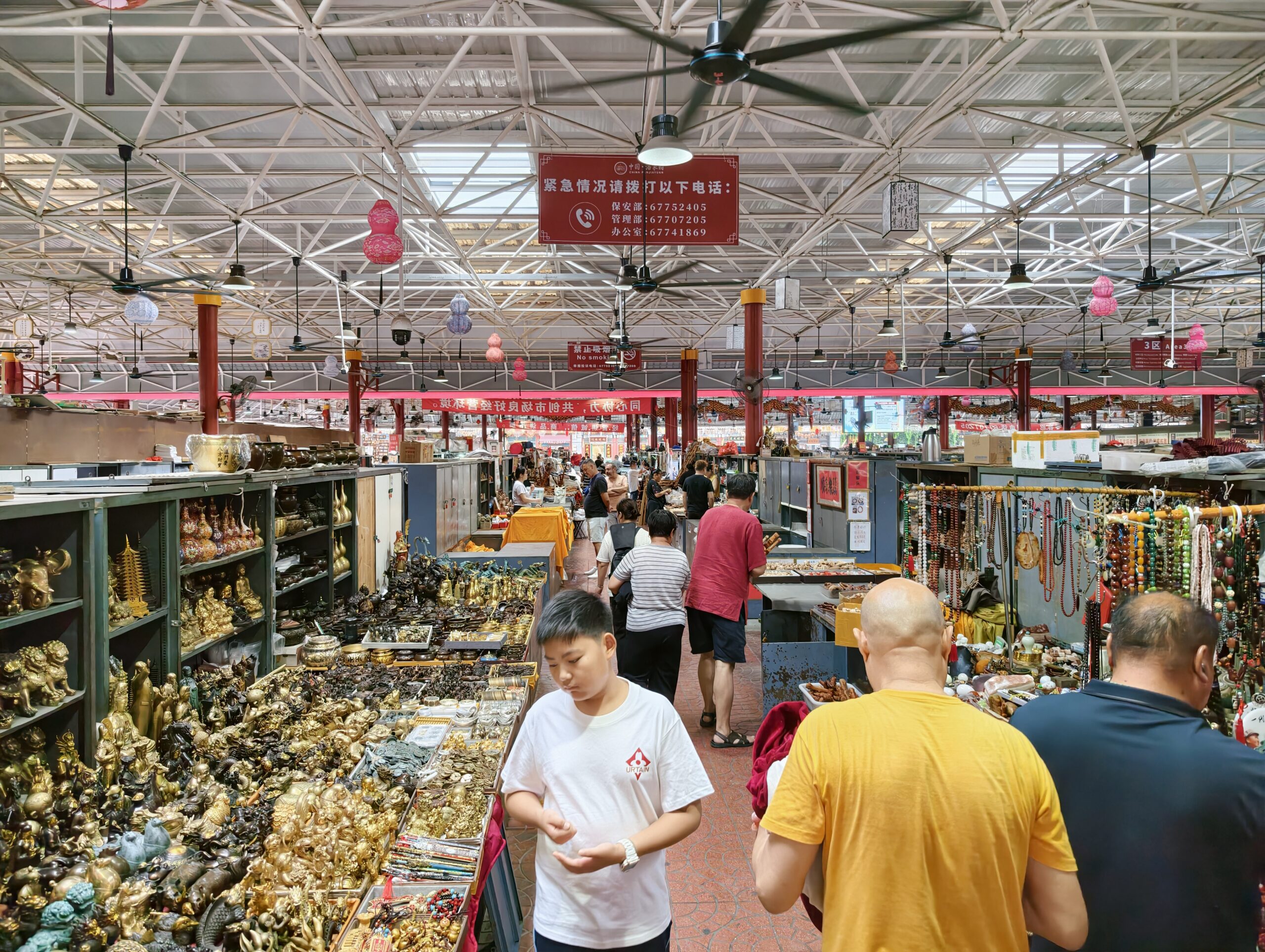 Китай, Panjiayuan Antique Market, World flower garden, 22.07